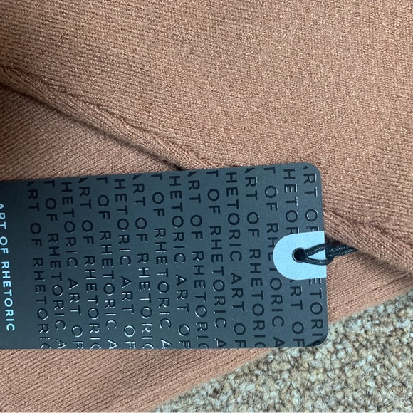 Art of rhetoric cardigan - Brown - Picture 4 of 5